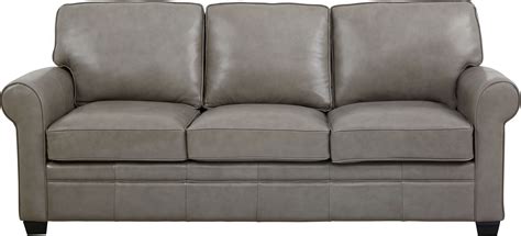 Buy Grey Leather Sleeper Sofa